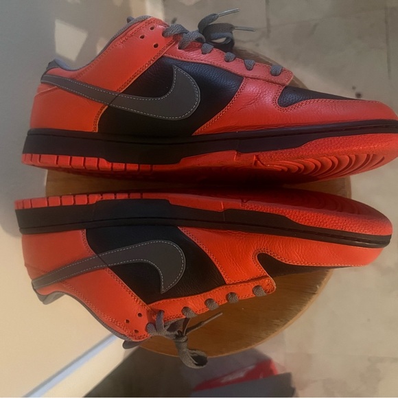 Nike Men's Sneakers - Red and Black - Picture 6 of 8